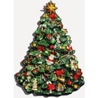 Stella Graham Wind Up Musical Christmas Tree Hand-Painted Ornament H15.5 x W11cm