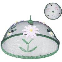Stella Graham Mesh Food Cover with Daisy & Bee Design, 35 x 16 cm