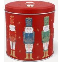 Stella Graham Nutcracker Chocolate Tin - Red multi-colour storage tin