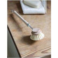 Garden Trading Natural bristle washing up brush with wooden handle in Brown