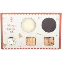 Kimm and Miller (UK) Ltd Gingerbread Kitchen' Chocolate Dipping Gift Set in White | Size: 166g