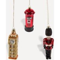 Sass & Belle Set of 3 Assorted Large London Christmas Decorations