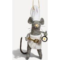 Sass & Belle Felt Chef Mouse Christmas Tree Decoration