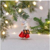 Sass & Belle Felt Mary Baker Mouse Christmas Tree Decoration in Red
