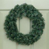 Samuel Alexander 47cm Plain Green Woodcote Spruce Hanging Christmas Wreath
