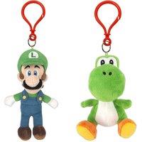 San-ei Nintendo Super Luigi & Yoshi Keychain Bundle in Green