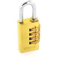 Securit Brass Combination Padlock in Gold