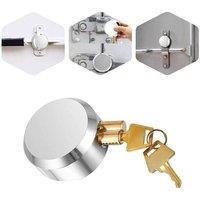 NESTLUNE 1x Container Padlock High Security 73mm Concealed in Silver | Size: 1000mm x 400mm