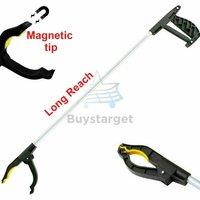NESTLUNE 76cm Litter Picker Tool Rubbish Debris Long Pick Up in Silver | Size: 100 cm x 60 cm
