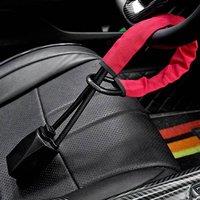 NESTLUNE red Steering Wheel Lock Titan Lock Car Accessories Anti-Theft Device