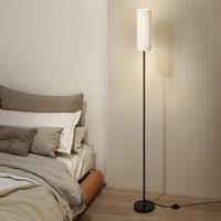 Emitto LED Floor Lamp Dimmable with Remote & Foot Switch Bulb Included in Black