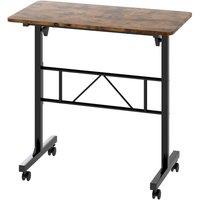 Levede Height Adjustable Standing Desk Office Workstation for PC Laptop in Brown