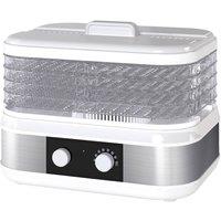 Spector 5 Tray Stainless Steel Food Dehydrator Jerky Fruit Vegetable Dryer in White