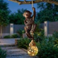 Garden Greatness Hanging Monkey Rope Solar Light | Size: 1 Pack