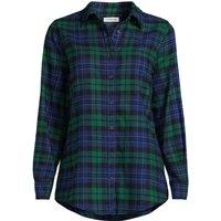 Lands' End Women's Long Sleeve Flannel Boyfriend Shirt | Size: XL