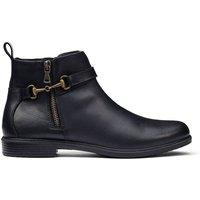 Hotter Women's Wide Fit 'Iona' Smart Ankle Boots in Black | Size: 7