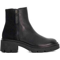 Dune London Women's 'Paving' Leather Ankle Boots in Black | Size: 5