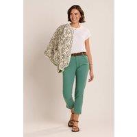 Brakeburn Women's CROPPED BLAKE TROUSERS in Green | Size: 14