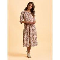 Brakeburn Women's Beech Dress in Cream | Size: 10