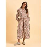 Brakeburn Women's Bella Dress in Cream | Size: 8