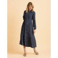 Brakeburn Women's Lark Dress in Navy | Size: 20