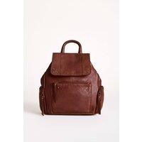 Lakeland Leather Women's 'Wetherall' Leather Backpack in Tan