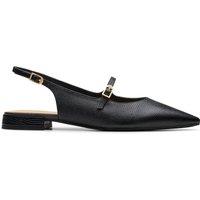 Clarks Women's Sensa 15 Shine Black Interest Ballet Pumps | Size: 7-Standard Fit