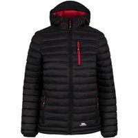 Trespass Women's Lenka Hooded Padded Jacket in Black | Size: 16