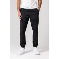 French Connection Men's Nylon Tech Cuffed Trousers in Black | Size: 2XL