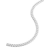 The Fine Collective Men's Sterling Silver Curb Chain (3.5mm) Necklace 20 inch | Size: 20 inches