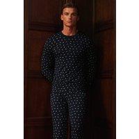 British Boxers Men's "Let it Snow " Bamboo Pyjama Set in Navy | Size: 3XL