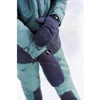 Animal Men's 'Snowstorm' Waterproof Adjustable Toggle PrimaLoft Snow Mittens in Jet Black | Size: Medium
