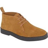 Roamers Men's Leather Desert Boots in Tan | Size: 12