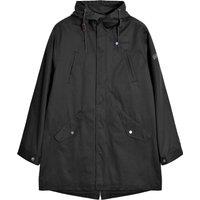 Lambretta Men's Shower Resistant Parka in Black | Size: 2XL