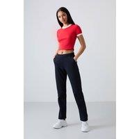 Tommy Life Women's Women's Straight-Leg Fleece Sweatpants in Navy | Size: Small