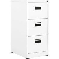 Berkfield Home Filing Cabinet White 46x62x102.5 cm Steel