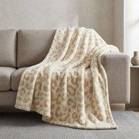 Garden Greatness Patterned Leopard Print Soft Throw