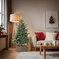 Berkfield Home Christmas Tree Skirt Brown 65x23 cm Plastic | Size: 65x23 cm