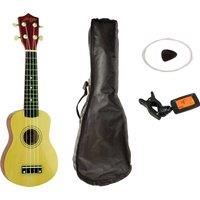 St Helens Soprano Ukulele Kit Natural in Yellow