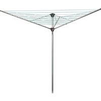 St Helens Home & Garden 3 Arm Rotary Clothes Dryer in Grey