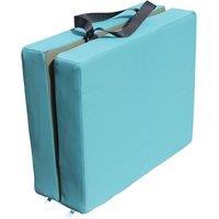 St Helens Home & Garden Memory Foam Folding Kneeler Cushion in Turquoise