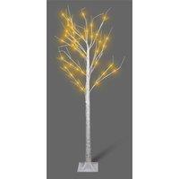 St Helens Indoor/Outdoor LED Birch Tree With Timer in White