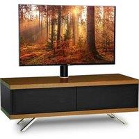 MDA Designs TUCANA1200 Walnut Remote-Friendly upto 60" TVs Stand with Mounting Arm