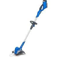 Hyundai Power Products Hyundai 40v Cordless Grass Trimmer 2.5Ah Battery & Charger 33cm in Blue