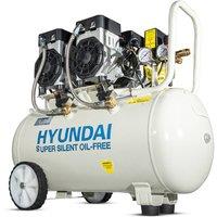 Hyundai Power Products Hyundai Electric Air Compressor 1500W 50L LOW NOISE 11CFM Oil Free in White