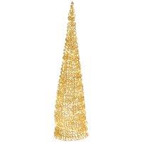 mysmartbuy Titan Gold LED Treebelisk Cone Light 150cm