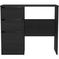 Ready Assembled 2 U Crosby 3 Drawer Vanity in Black Ash