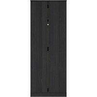 Ready Assembled 2 U Crosby Double Wardrobe in Black Ash