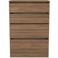 Ready Assembled 2 U Crosby 4 Drawer Deep Chest in Carini Walnut