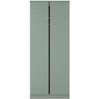 Ready Assembled 2 U Crosby Double Wardrobe in Reed Green in Pale Green